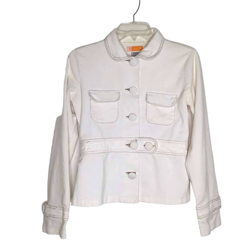 Anthropologie Tulle Corduroy Jacket small